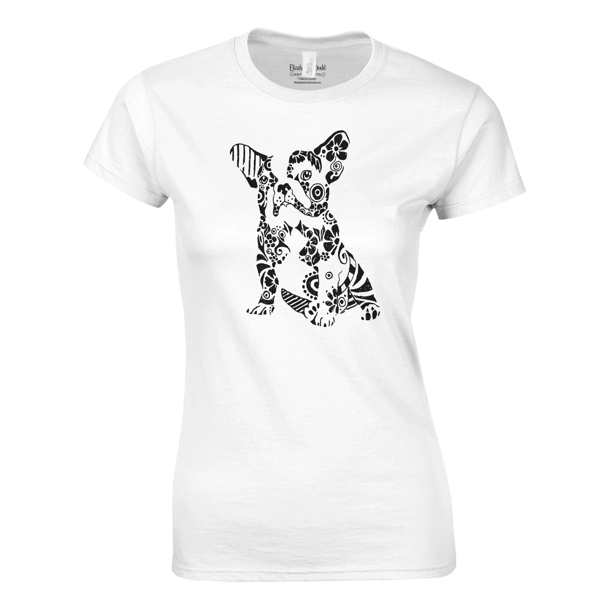 Classic Womens Crewneck T-shirt - French Bulldog - image 1