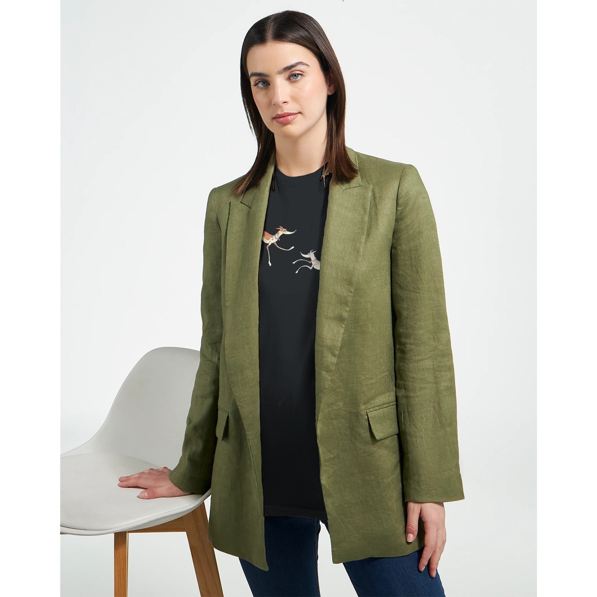 Classic Womens Crewneck T-shirt - Greyt Mates - image 3