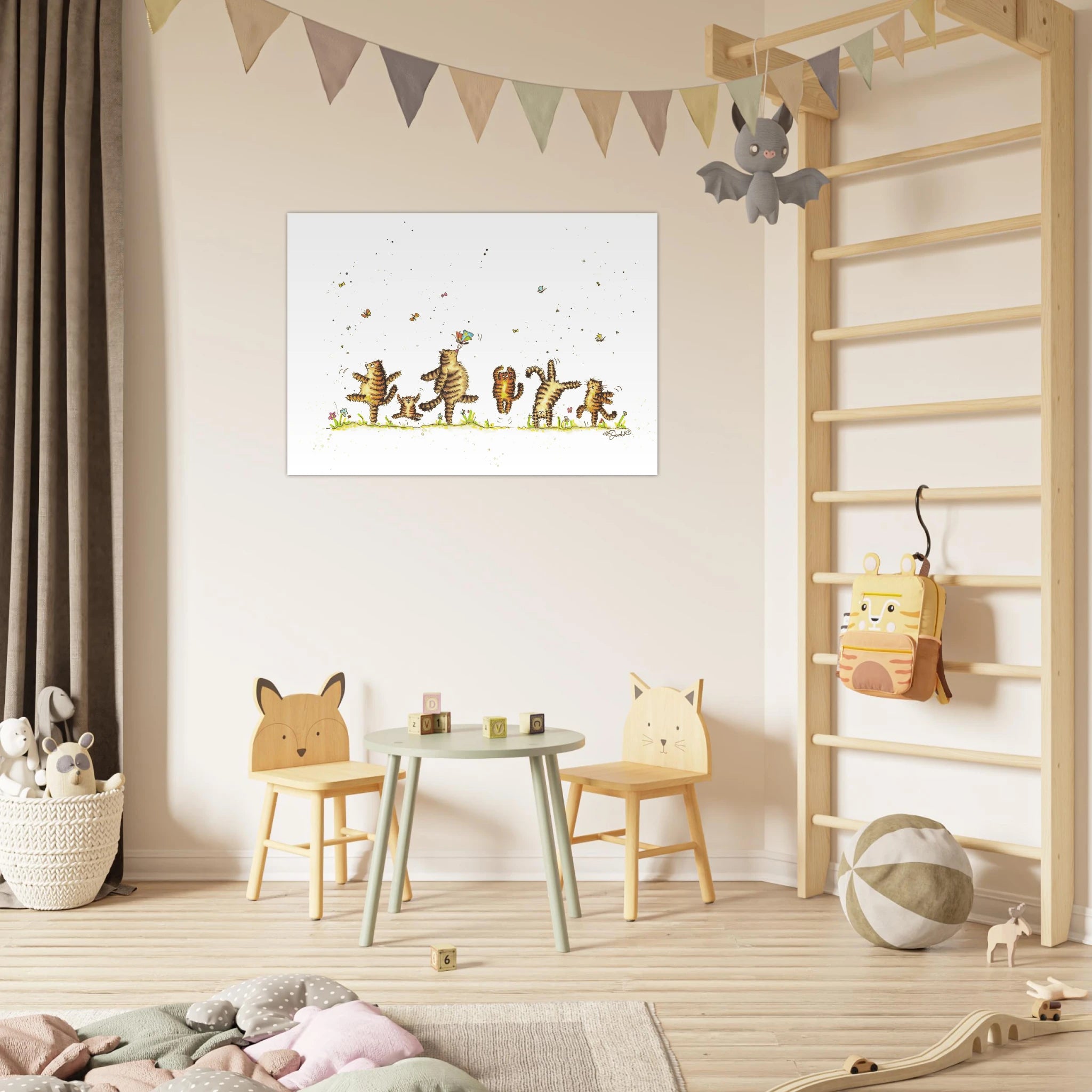 Dancing Tabbies Poster - 4 Sizes - image 3