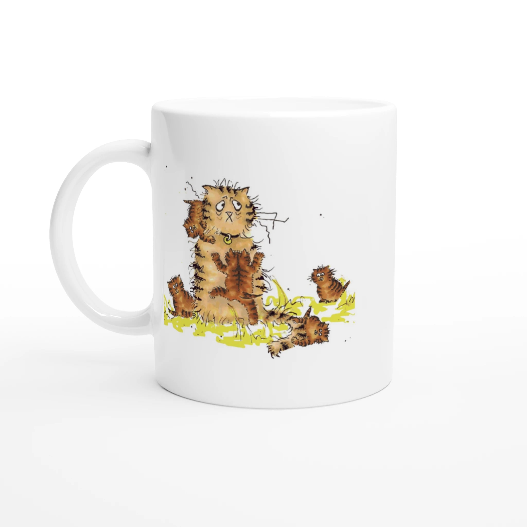 Funny Cat Mum Ceramic Mug – 11oz Ceramic Cup - image 1