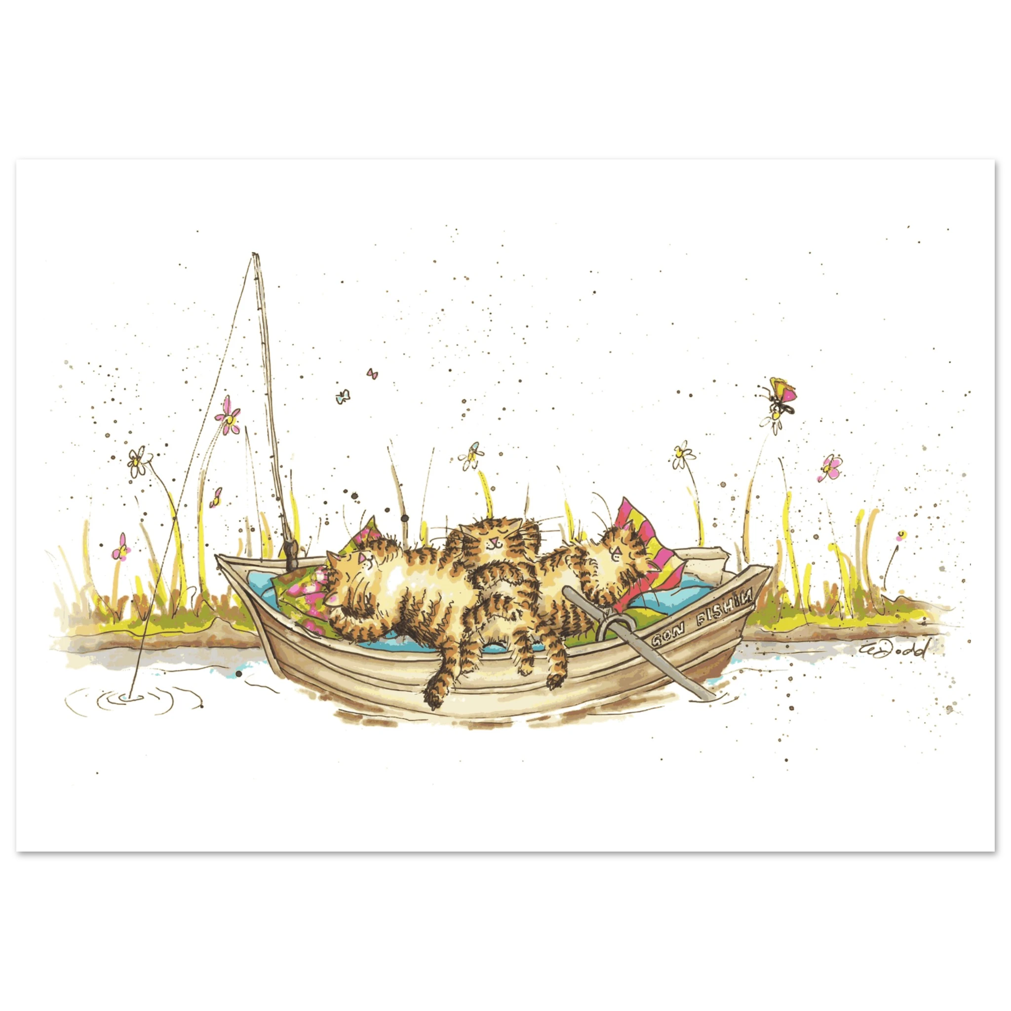 Gone Fishing Poster - 4 sizes - image 1