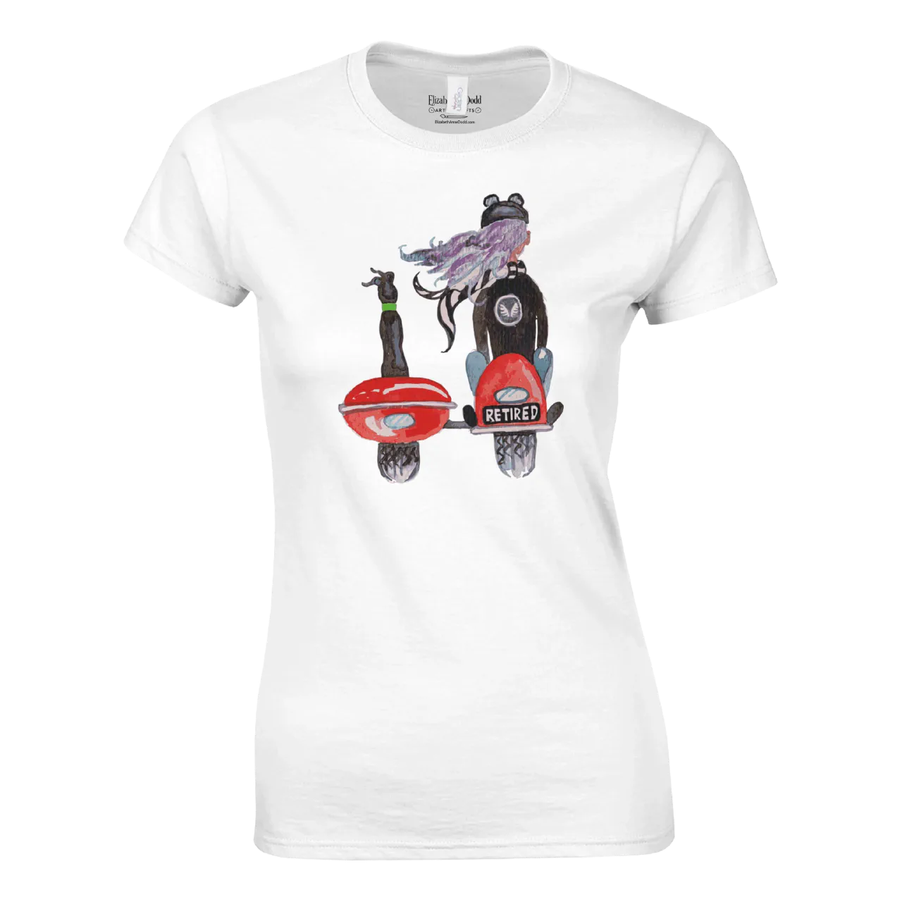 Greyhound Sidecar women's crewneck T-shirt