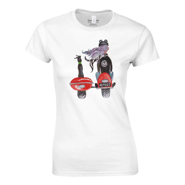 Greyhound Sidecar women's crewneck T-shirt