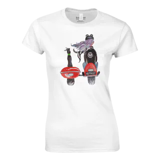 Greyhound Sidecar women's crewneck T-shirt
