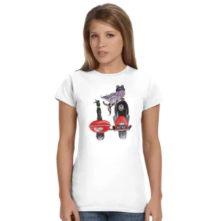 Greyhound Sidecar women's crewneck T-shirt