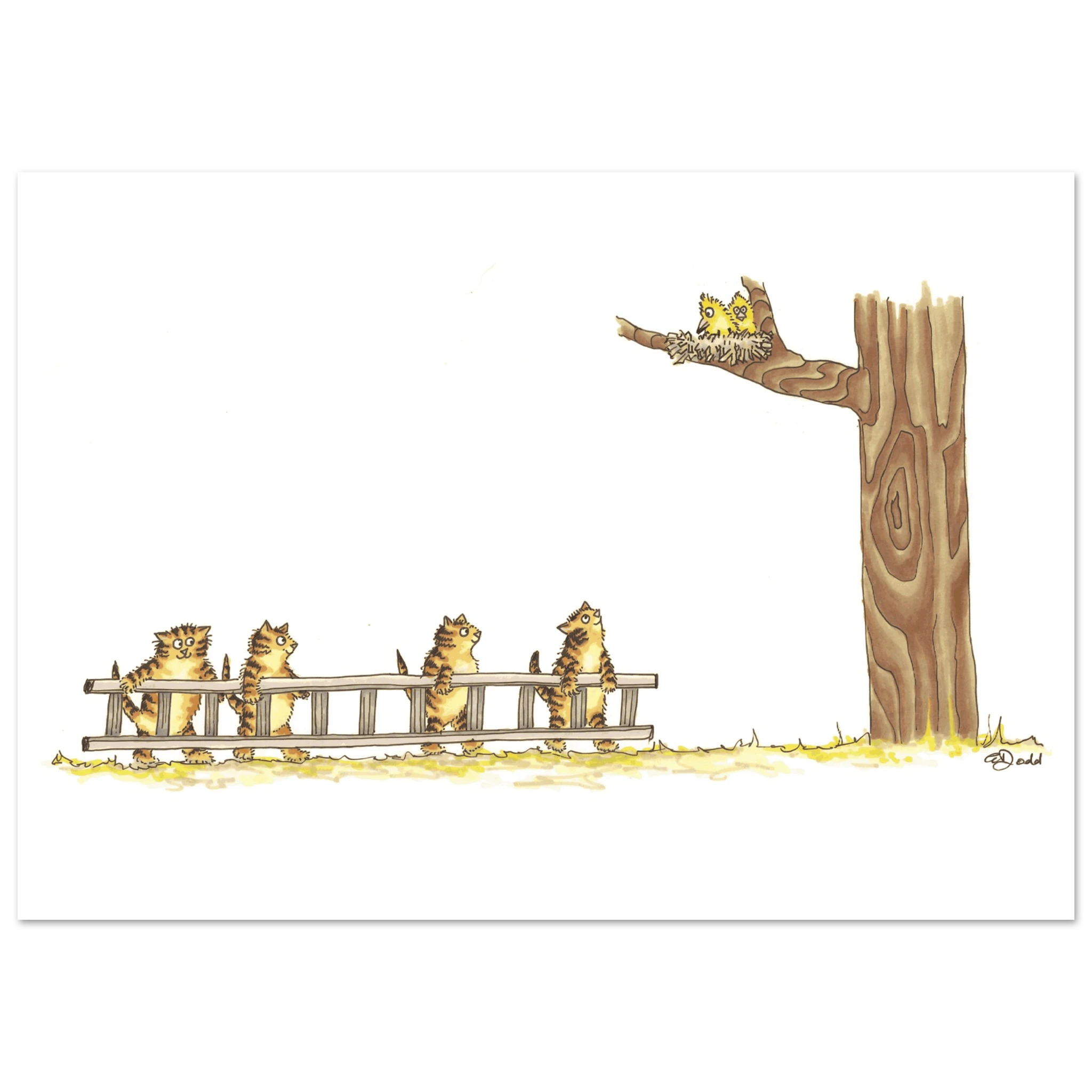 Kitties to the Rescue Poster - 4 sizes - image 1