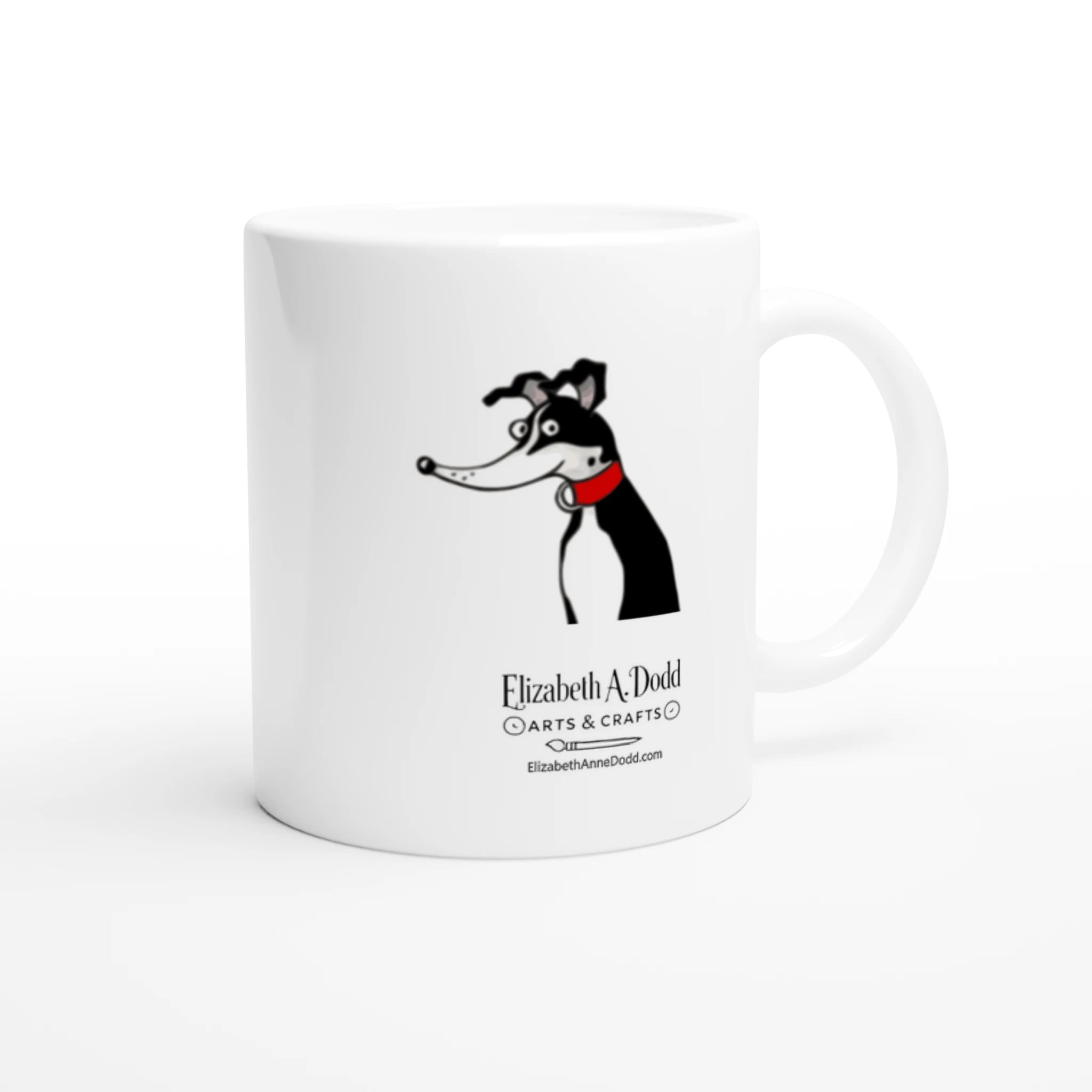 Tuxedo Greyhound Mug - 11oz Coffee Cup - image 2